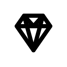 Czarny geometryczny romb o kanciastych liniach na jasnoszarym tle. Linie wewnątrz rombu tworzą abstrakcyjny, symetryczny wzór przypominający stylizowaną twarz zwierzęcia.